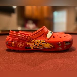 Men’s 11 Lightning McQueen Crocs